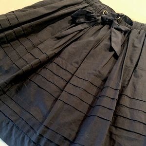 Anthropologie Adille mid length skirt navy
